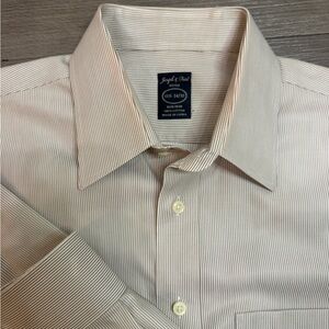 Vintage Joseph & Feiss Men's Striped Dress Shirt Button Up Long Sleeve